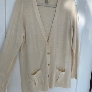 Cream cardigan
